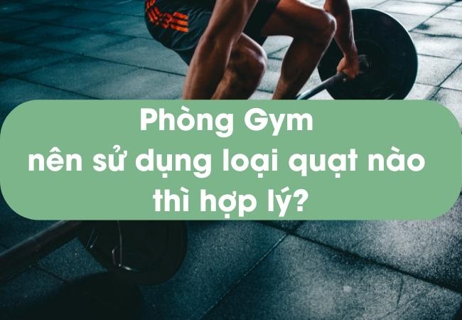 Phòng Gym nên sử dụng loại quạt nào thì hợp lý