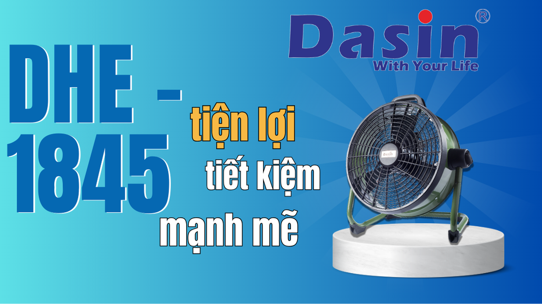 Quạt Pin Dasin – Tiện Lợi, Chạy Lâu, Phù Hợp Mọi Nhu Cầu