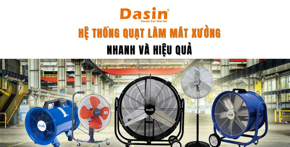 Hệ Thống Quạt Làm Mát Xưởng Nhanh Và Hiệu Quả