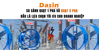 So Sánh Quạt 1 Pha Và Quạt 3 Pha - Đâu Là Lựa Chọn Tối Ưu Cho Doanh Nghiệp