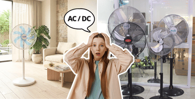 Quạt AC và DC khác nhau thế nào? So sánh chi tiết từ A–Z