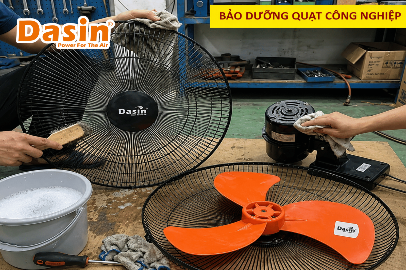bảo dưỡng quạt điện