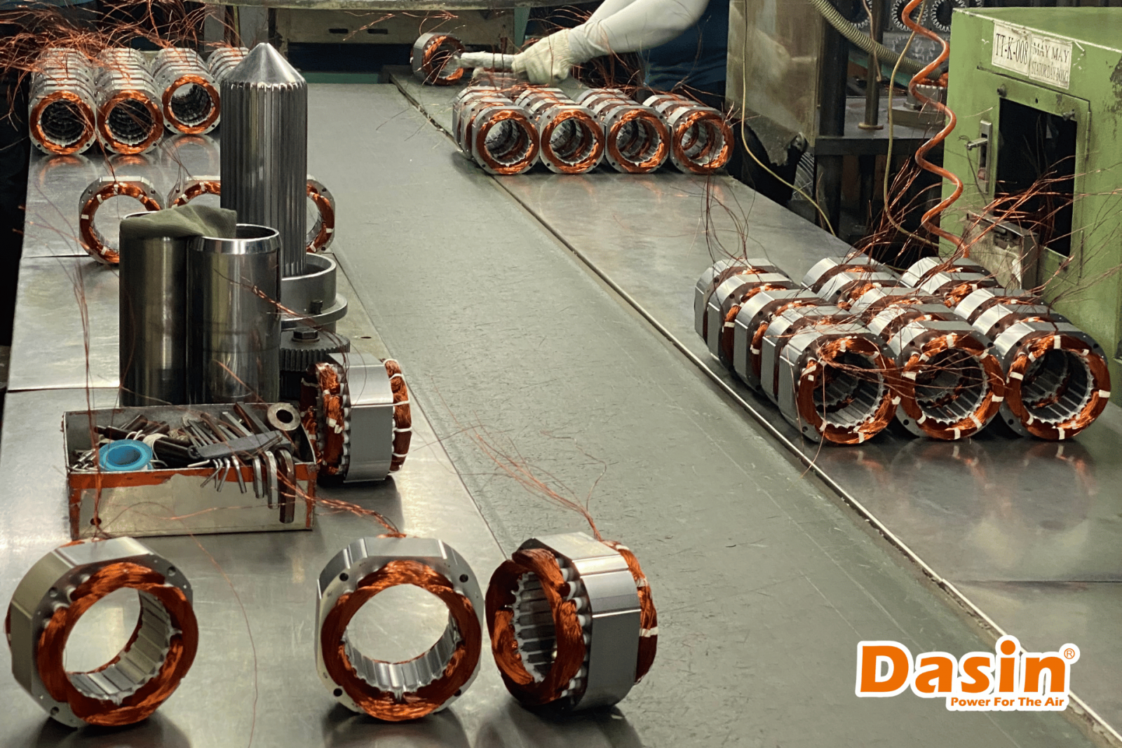 motor dây đồng nguyên chất