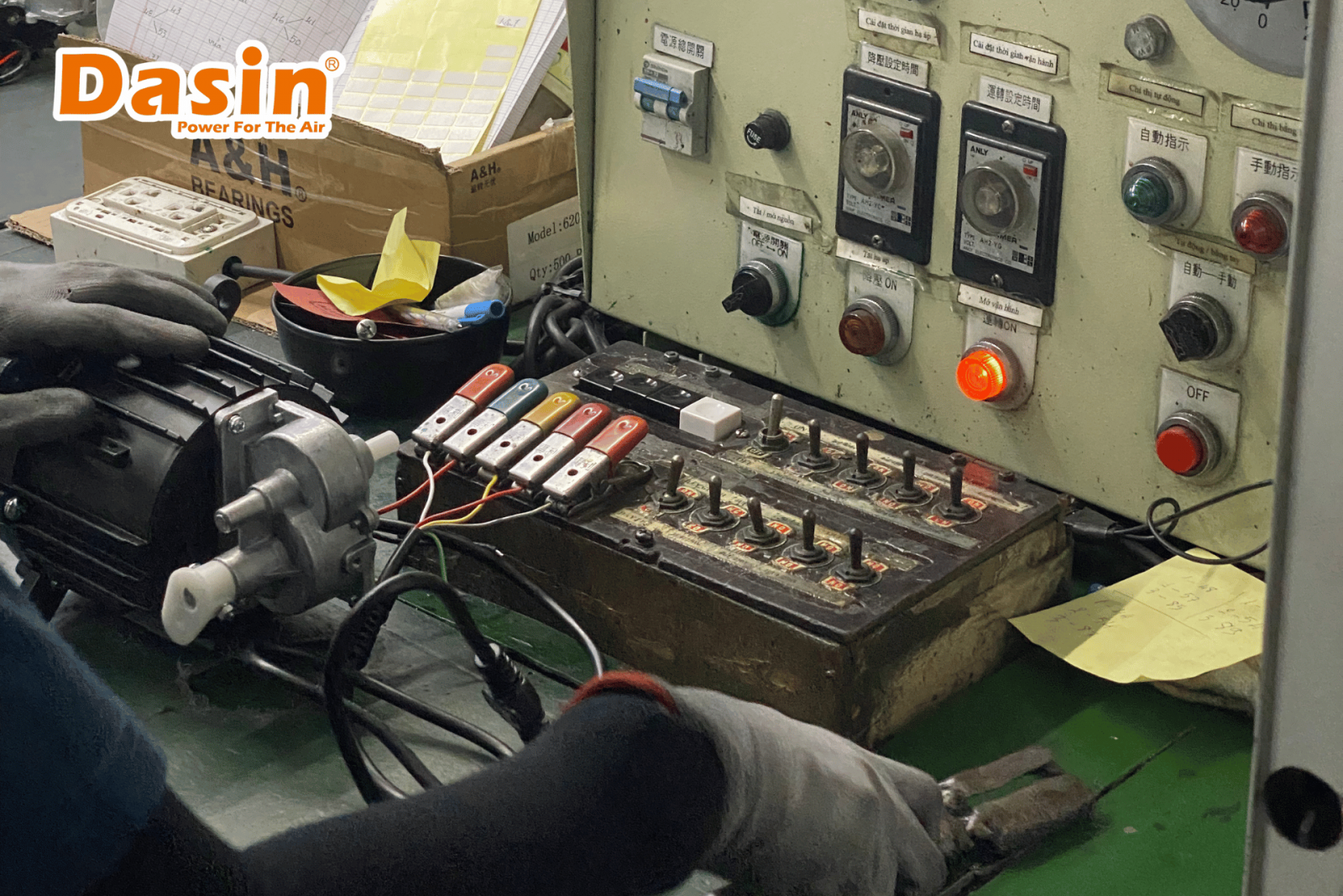 motor quạt công nghiệp