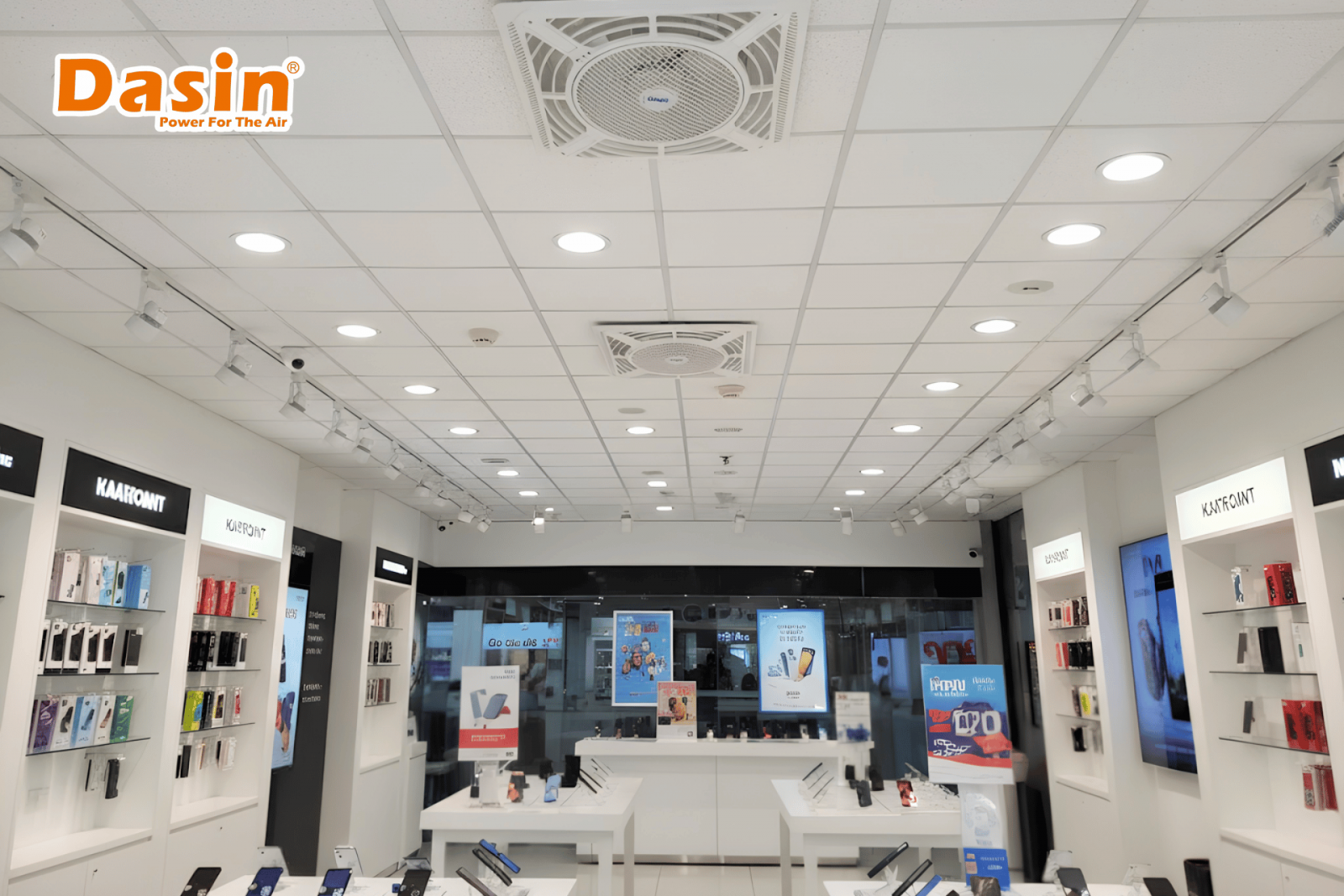quạt ốp trần ngoài đời sống