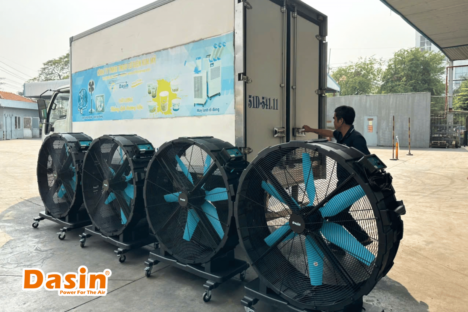 quạt dc xe đẩy