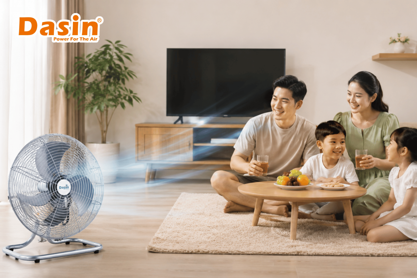 quạt sàn chân quỳ chính hãng