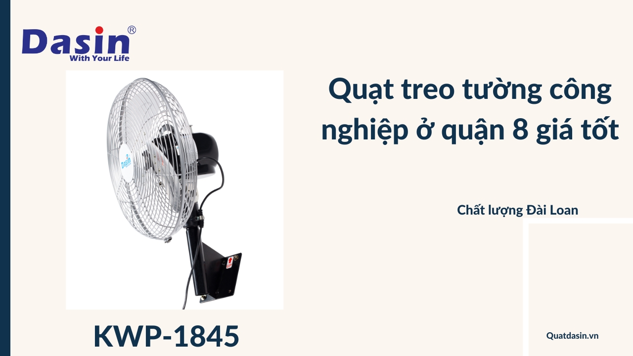 Quạt treo tường công nghiệp ở quận 8 giá tốt