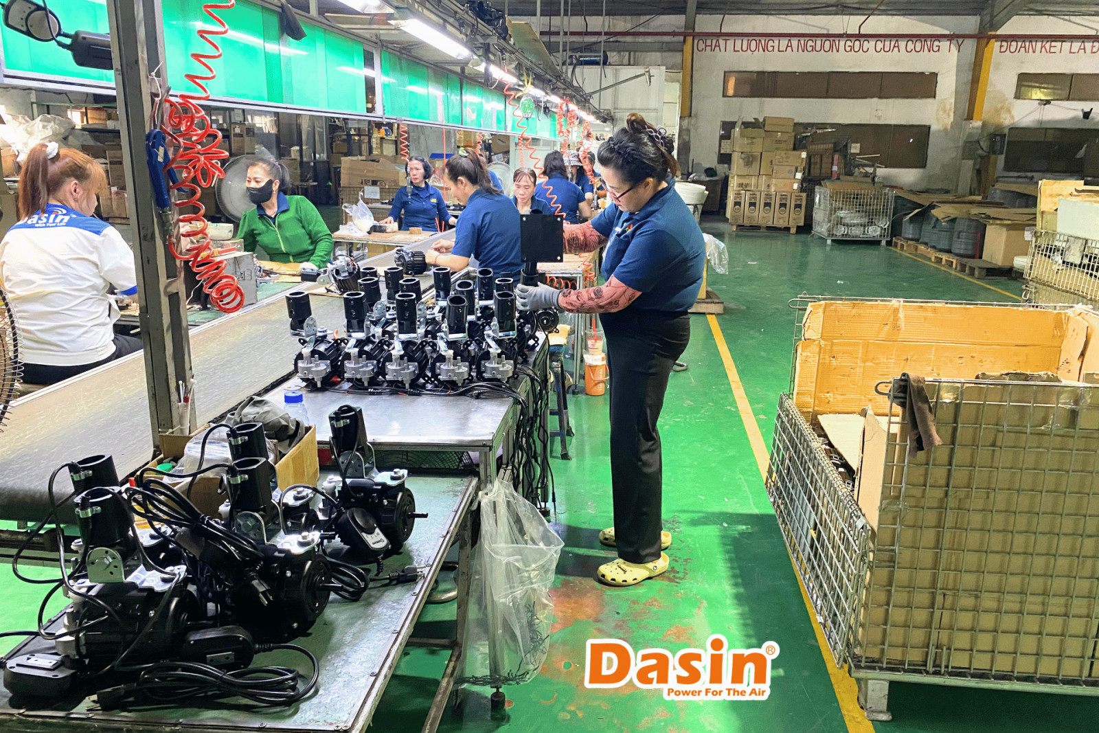 sản xuất quạt điện số lượng lớn